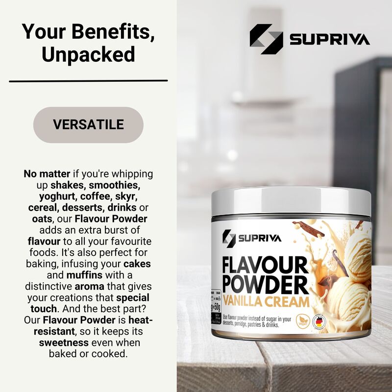 SUPRIVA Flavour Powder_Versatile